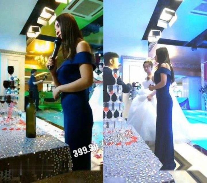 真刺激!一本正经主持婚礼的美女司仪 竟是塞着跳蛋直播的黄播 婚礼结束进厕所潮喷卸欲 真实淫领风骚啊-4