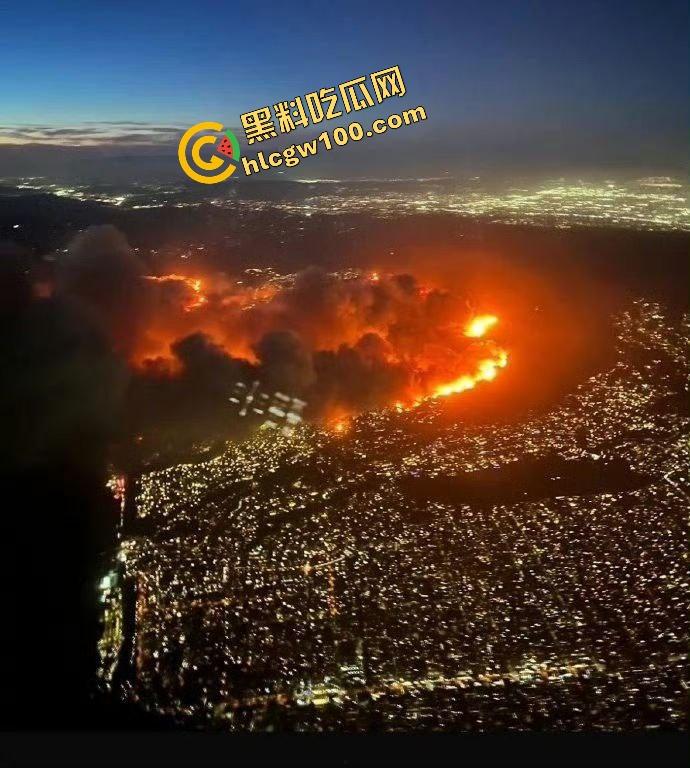 大规模火灾!美国加州山火肆虐,洛杉矶等多地区大火,富人区豪宅化为灰烬!直击火灾现场!-2