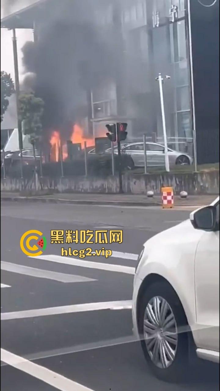 愿三叉照耀你的事业与前程又又又着了?奔驰4S店再曝新能源车自燃事件!-5