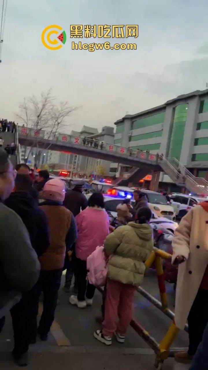 河南平顶山宝丰县奥迪变坦克疯狂碾压路人 四小学校多名学生受伤 家长崩溃场面失控 现场实拍流出-4