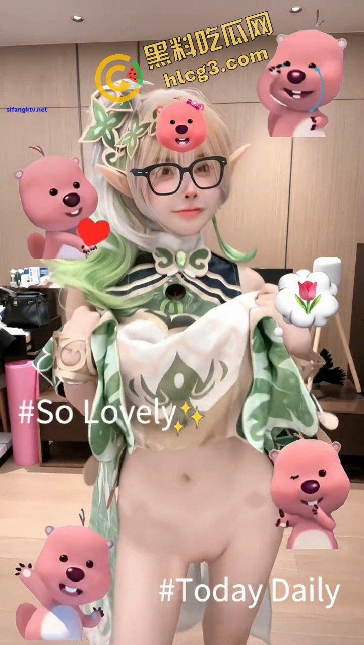 抖音24W粉丝高颜值萝莉网红『金钱钱』双马尾女神 金主高价定制裸露私拍视频流出！-8