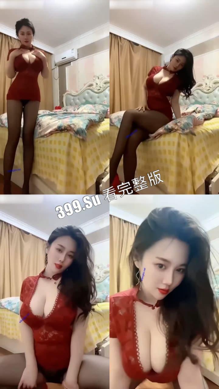 抖音快手百万粉丝 #潘诗诗 制服丝袜大尺度性感扭腰 请把红色短裙丝袜焊在身上!微密圈福利视频合集-6