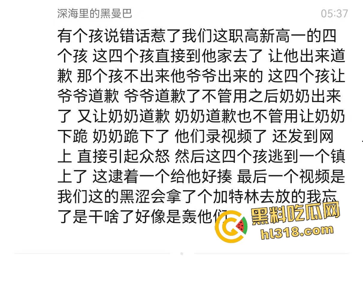 高一恶霸逼学生爷爷奶奶下跪磕头,孙子反击大骂,黑涩会加特林烟花狂喷,最后霸凌者被抓来跪地!-2