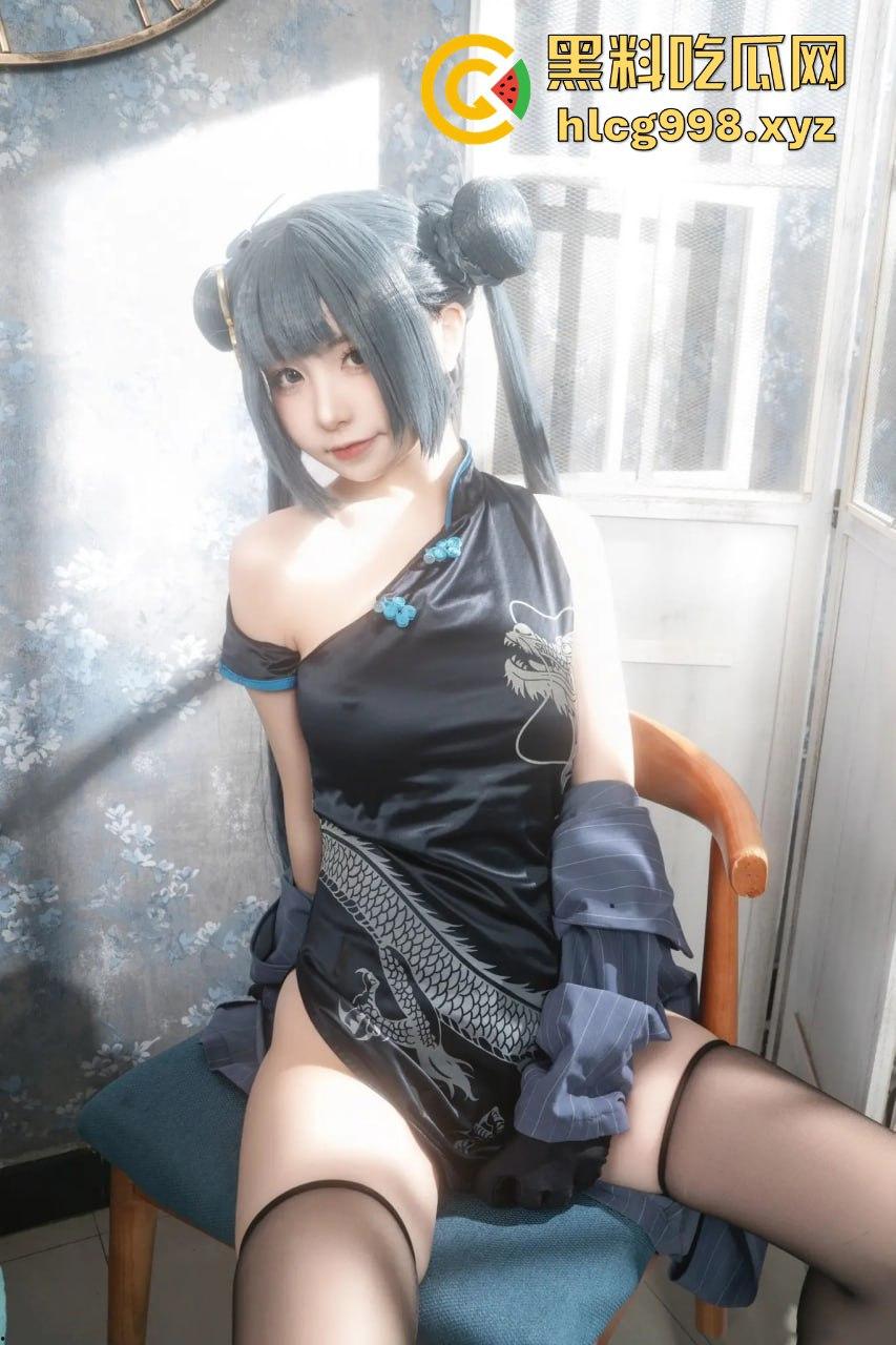 回忆缝纫机极品清纯萝莉【喵小吉】COS碧蓝档案妃咲！黑丝高跟掰穴，粉嫩小穴水润得想舔屏！-48