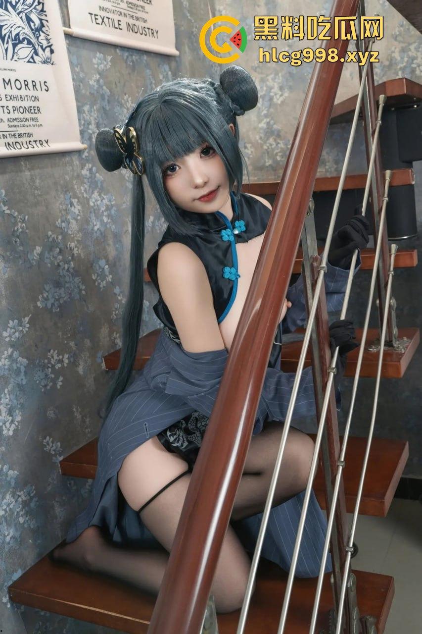 回忆缝纫机极品清纯萝莉【喵小吉】COS碧蓝档案妃咲！黑丝高跟掰穴，粉嫩小穴水润得想舔屏！-50